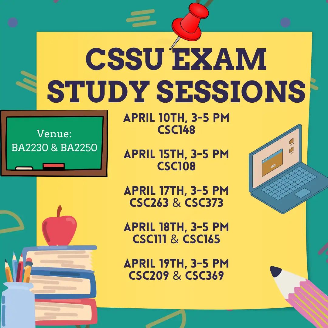 [2024-04-09] CSSU Exam Study Sessions